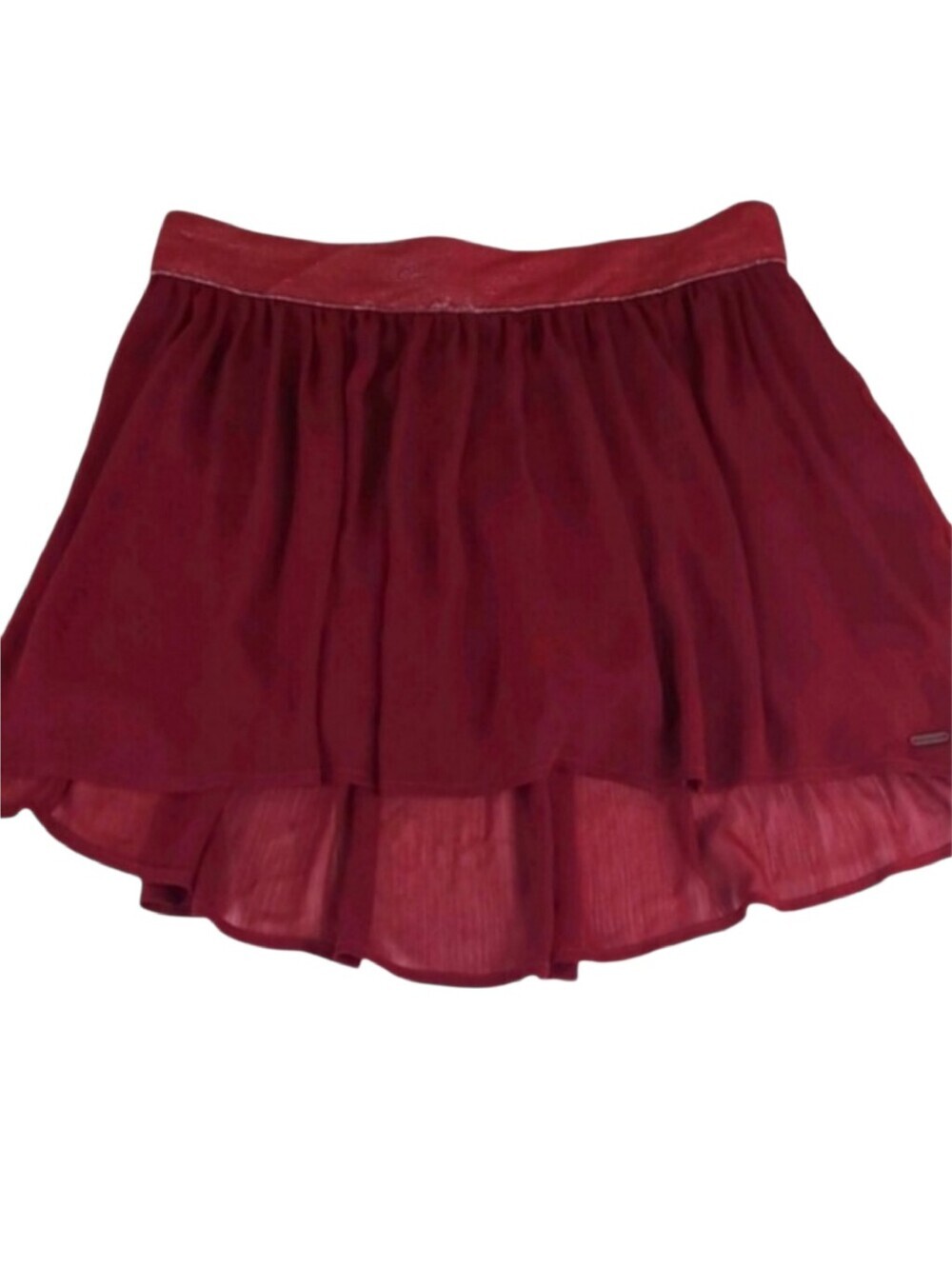Hollister NEW Burgundy Red A-Line Skirt, M